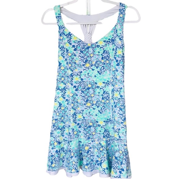 Lilly Pulitzer Dresses & Skirts - Lilly Pulitzer Floral Print Sun Dress W/ Built In Bra Size S.